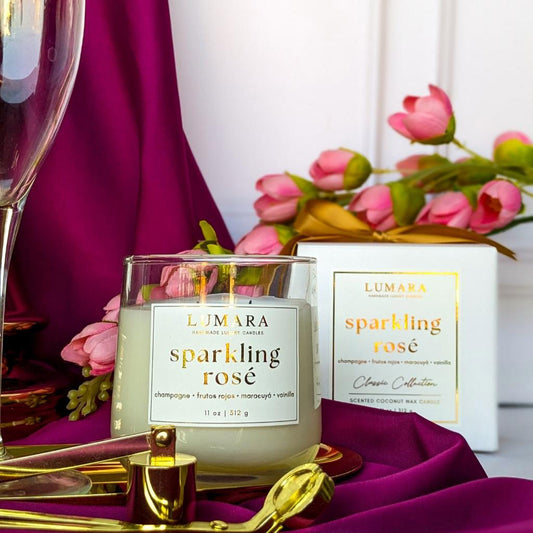 Sparkling Rosé Classic Candle - Champagne | Frutos rojos | Vainilla