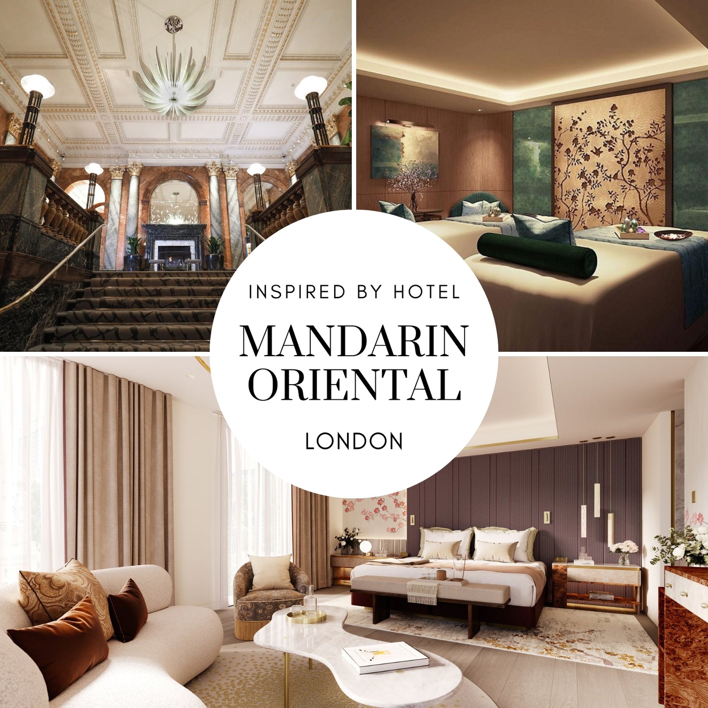 Hyde Park London Candle - Hotel Mandarin Oriental London