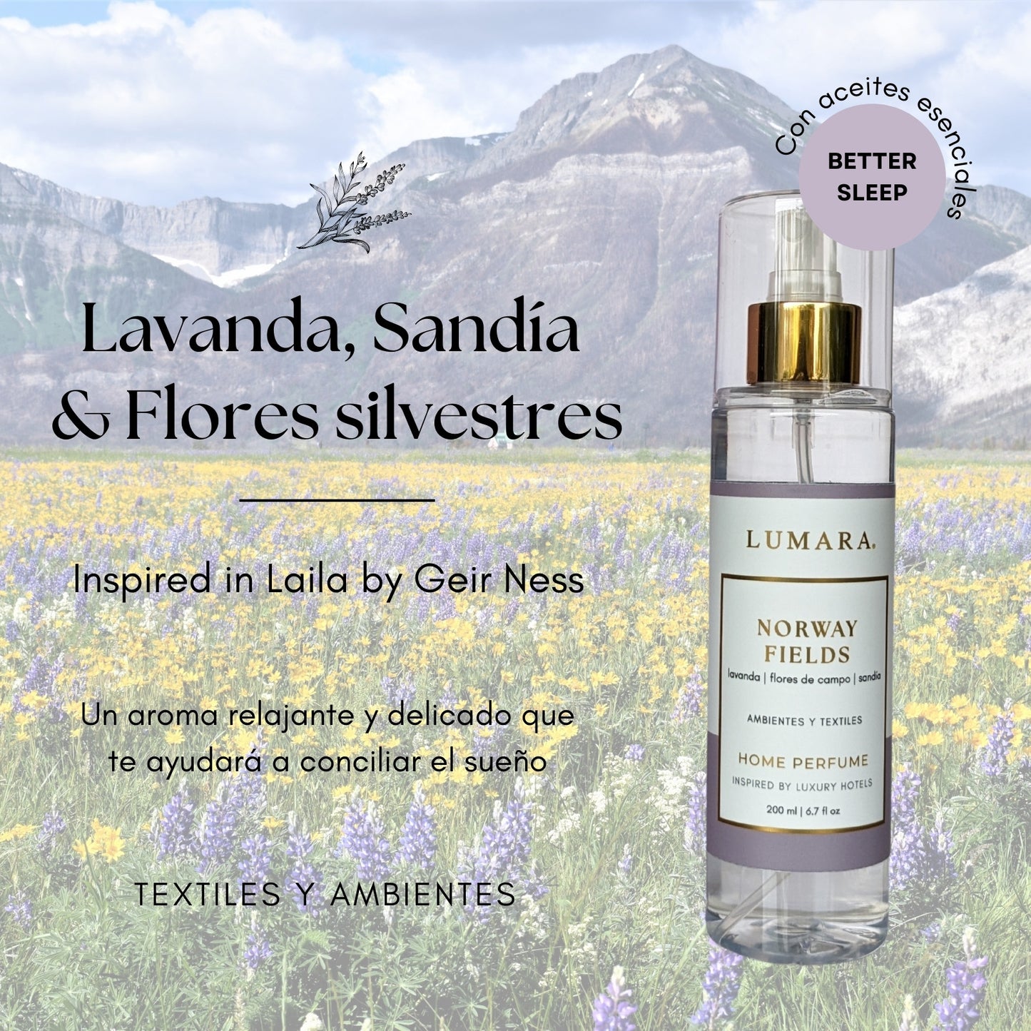 Norway Fields Home Perfume - Inspirado en Laila by Geir Ness