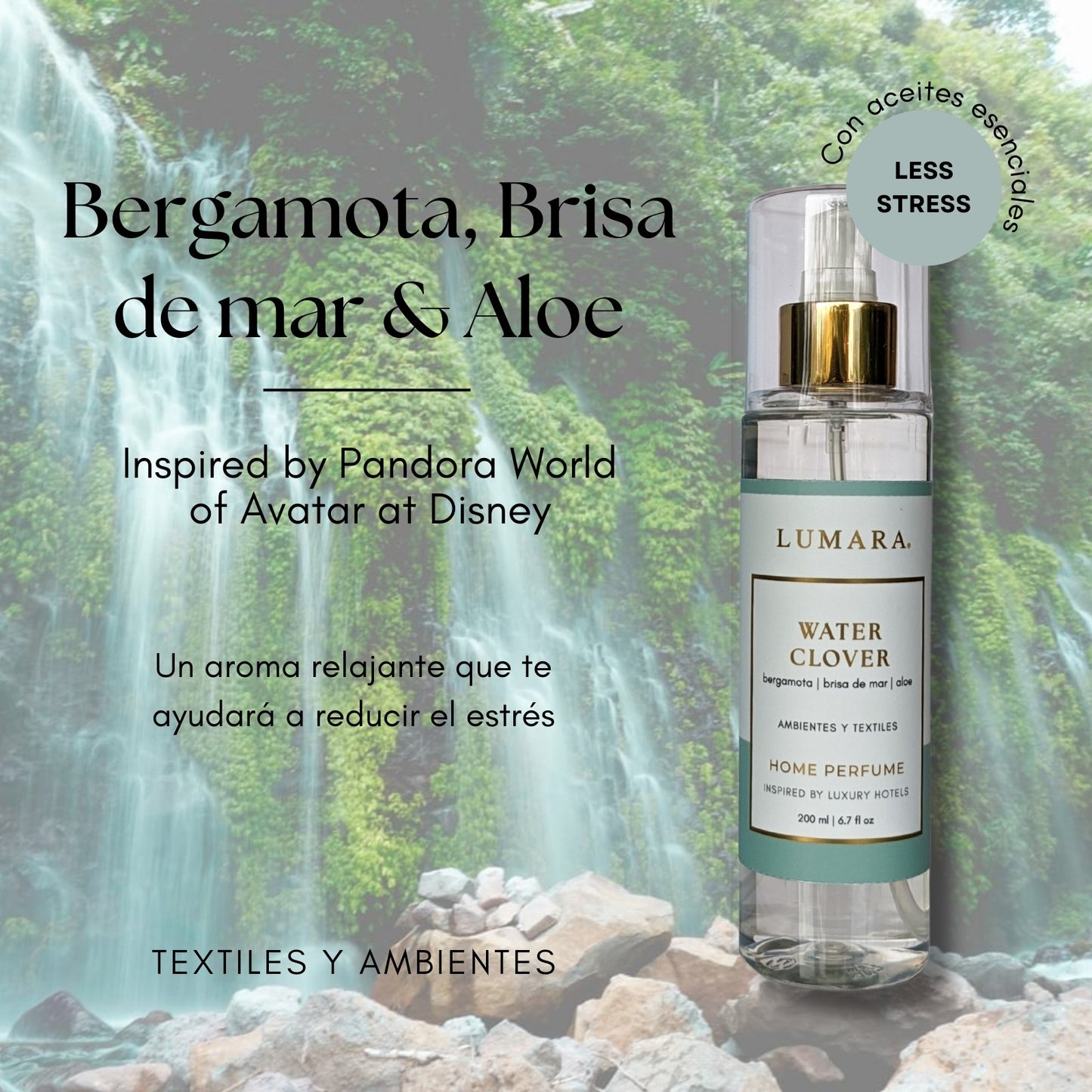 Water Clover Home Perfume - Bergamota | Brisa de mar | Aloe